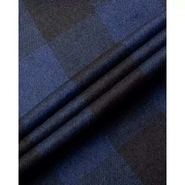 J.VER Men's Flannel Plaid Shirts Long Sleeve Regular Fit Casual Button Down Checkered Buffalo Plaid Shirt for Fall Winter