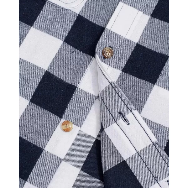 J.VER Men's Flannel Plaid Shirts Long Sleeve Regular Fit Casual Button Down Checkered Buffalo Plaid Shirt for Fall Winter