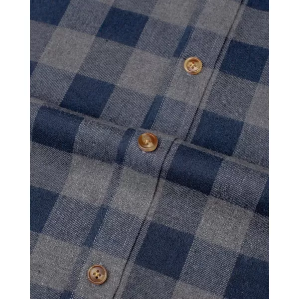 J.VER Men's Flannel Plaid Shirts Long Sleeve Regular Fit Casual Button Down Checkered Buffalo Plaid Shirt for Fall Winter