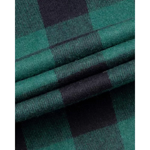 J.VER Men's Flannel Plaid Shirts Long Sleeve Regular Fit Casual Button Down Checkered Buffalo Plaid Shirt for Fall Winter