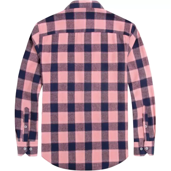 J.VER Men's Flannel Plaid Shirts Long Sleeve Regular Fit Casual Button Down Checkered Buffalo Plaid Shirt for Fall Winter