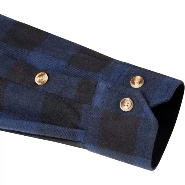 J.VER Men's Flannel Plaid Shirts Long Sleeve Regular Fit Casual Button Down Checkered Buffalo Plaid Shirt for Fall Winter