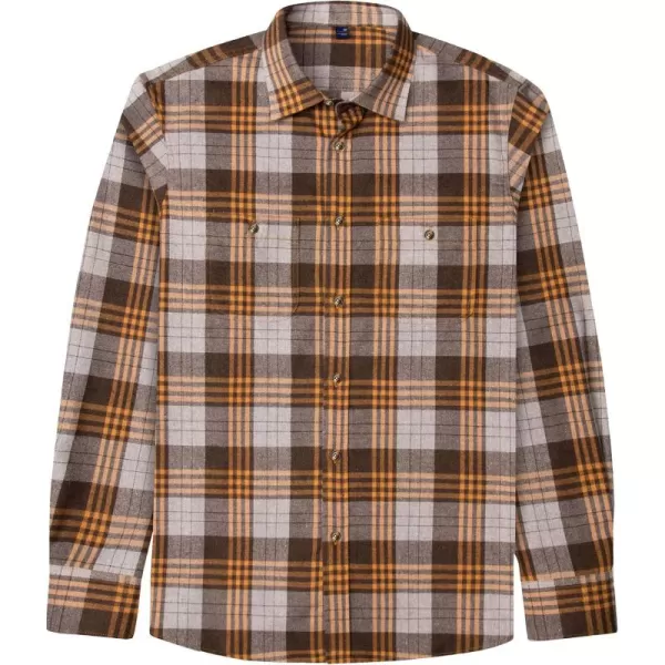 J.VER Men's Flannel Plaid Shirts Long Sleeve Regular Fit Casual Button Down Checkered Buffalo Plaid Shirt for Fall Winter