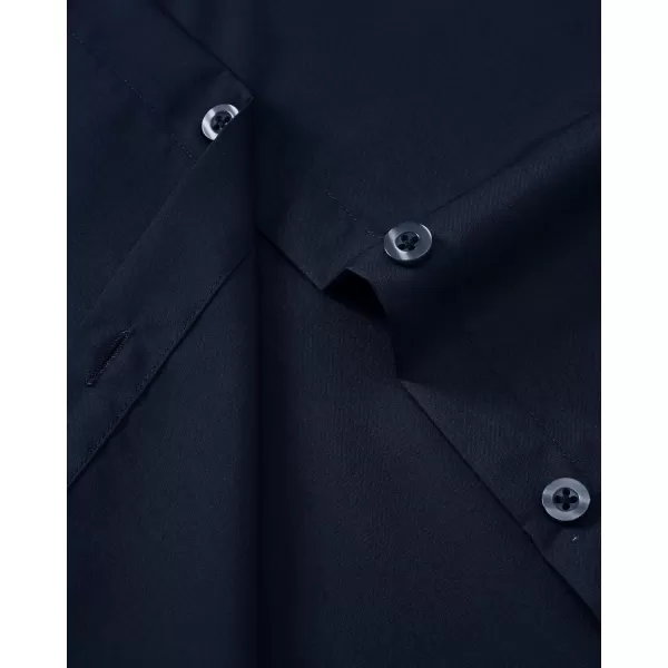 J.VER Womens Button Down Dress Shirts Wrinkle Free Long Sleeve Formal Shirt Solid Casual Work Blouse Collared Top with Pocket