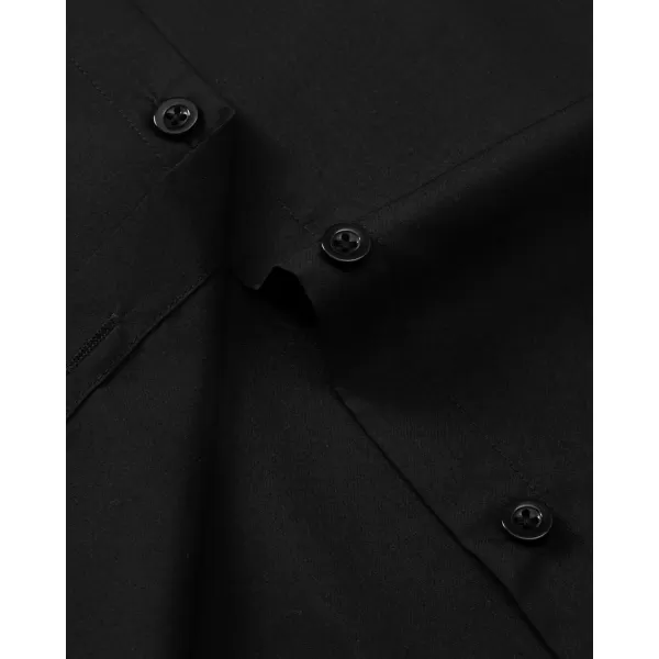 J.VER Womens Button Down Dress Shirts Wrinkle Free Long Sleeve Formal Shirt Solid Casual Work Blouse Collared Top with Pocket