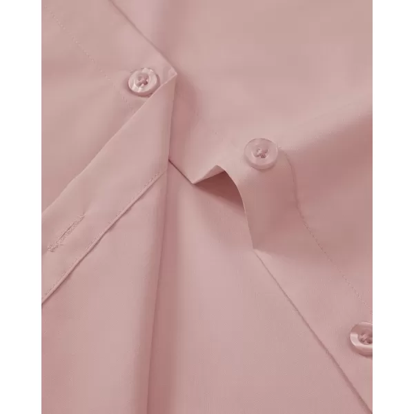 J.VER Womens Button Down Dress Shirts Wrinkle Free Long Sleeve Formal Shirt Solid Casual Work Blouse Collared Top with Pocket