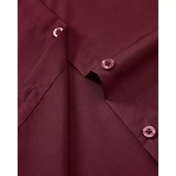 J.VER Womens Button Down Dress Shirts Wrinkle Free Long Sleeve Formal Shirt Solid Casual Work Blouse Collared Top with Pocket