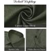 imageJVER Mens Cotton Linen Short Sleeve Shirts Casual Button Down Shirt for Men Beach Summer Vacation Wedding TopsArmy Green