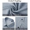 imageJVER Mens Cotton Linen Short Sleeve Shirts Casual Button Down Shirt for Men Beach Summer Vacation Wedding TopsBlue