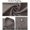 imageJVER Mens Cotton Linen Short Sleeve Shirts Casual Button Down Shirt for Men Beach Summer Vacation Wedding TopsBrown