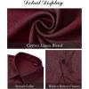 imageJVER Mens Cotton Linen Short Sleeve Shirts Casual Button Down Shirt for Men Beach Summer Vacation Wedding TopsBurgundy
