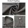 imageJVER Mens Cotton Linen Short Sleeve Shirts Casual Button Down Shirt for Men Beach Summer Vacation Wedding TopsGrey