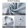 imageJVER Mens Cotton Linen Short Sleeve Shirts Casual Button Down Shirt for Men Beach Summer Vacation Wedding TopsLight Blue