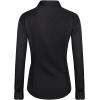 imageJVER Womens Dress Shirts Long Sleeve Button Down Shirts WrinkleFree Solid Work BlouseBlack