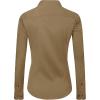 imageJVER Womens Dress Shirts Long Sleeve Button Down Shirts WrinkleFree Solid Work BlouseDark Khaki