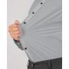 imageJVER Mens Dress Shirts Stretch Long Sleeve Formal Shirt Solid Business Casual Button Down Shirts for Wedding PromSilver Grey