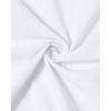 imageJVER Mens Cotton Linen Long Sleeve Shirts Casual Button Down Banded Collar Shirt Beach Summer Tops with PocketWhite