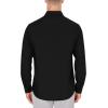 imageJVER Mens Dress Shirts Wrinkle Free Long Sleeve Formal Shirt Solid Business Casual Button Down Shirts for Wedding PromBlack