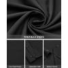 imageJVER Mens Dress Shirts Wrinkle Free Long Sleeve Formal Shirt Solid Business Casual Button Down Shirts for Wedding PromBlack