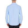 imageJVER Mens Dress Shirts Wrinkle Free Long Sleeve Formal Shirt Solid Business Casual Button Down Shirts for Wedding PromBlue