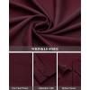 imageJVER Mens Dress Shirts Wrinkle Free Long Sleeve Formal Shirt Solid Business Casual Button Down Shirts for Wedding PromBurgundy