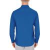 imageJVER Mens Dress Shirts Wrinkle Free Long Sleeve Formal Shirt Solid Business Casual Button Down Shirts for Wedding PromCobalt Blue