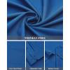 imageJVER Mens Dress Shirts Wrinkle Free Long Sleeve Formal Shirt Solid Business Casual Button Down Shirts for Wedding PromCobalt Blue