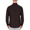 imageJVER Mens Dress Shirts Wrinkle Free Long Sleeve Formal Shirt Solid Business Casual Button Down Shirts for Wedding PromDark Brown
