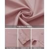 imageJVER Mens Dress Shirts Wrinkle Free Long Sleeve Formal Shirt Solid Business Casual Button Down Shirts for Wedding PromDusty Pink