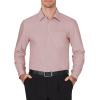 imageJVER Mens Dress Shirts Wrinkle Free Long Sleeve Formal Shirt Solid Business Casual Button Down Shirts for Wedding PromDusty Pink
