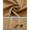 imageJVER Mens Dress Shirts Wrinkle Free Long Sleeve Formal Shirt Solid Business Casual Button Down Shirts for Wedding PromKhaki Brown