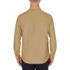 imageJVER Mens Dress Shirts Wrinkle Free Long Sleeve Formal Shirt Solid Business Casual Button Down Shirts for Wedding PromKhaki Brown