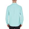 imageJVER Mens Dress Shirts Wrinkle Free Long Sleeve Formal Shirt Solid Business Casual Button Down Shirts for Wedding PromMint Blue