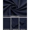 imageJVER Mens Dress Shirts Wrinkle Free Long Sleeve Formal Shirt Solid Business Casual Button Down Shirts for Wedding PromNavy Blue