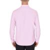 imageJVER Mens Dress Shirts Wrinkle Free Long Sleeve Formal Shirt Solid Business Casual Button Down Shirts for Wedding PromPink