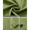 imageJVER Mens Dress Shirts Wrinkle Free Long Sleeve Formal Shirt Solid Business Casual Button Down Shirts for Wedding PromSage Green