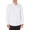imageJVER Mens Dress Shirts Wrinkle Free Long Sleeve Formal Shirt Solid Business Casual Button Down Shirts for Wedding PromWhite