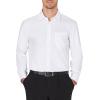 imageJVER Mens Dress Shirts Wrinkle Free Long Sleeve Formal Shirt Solid Business Casual Button Down Shirts for Wedding PromWhite