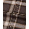 imageJVER Mens Flannel Plaid Shirts Long Sleeve Regular Fit Casual Button Down Checkered Buffalo Plaid Shirt for Fall WinterBrown