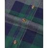 imageJVER Mens Flannel Plaid Shirts Long Sleeve Regular Fit Casual Button Down Checkered Buffalo Plaid Shirt for Fall WinterGreen Navy