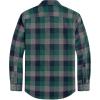 imageJVER Mens Flannel Plaid Shirts Long Sleeve Regular Fit Casual Button Down Checkered Buffalo Plaid Shirt for Fall WinterGreen Navy