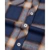 imageJVER Mens Flannel Plaid Shirts Long Sleeve Regular Fit Casual Button Down Checkered Buffalo Plaid Shirt for Fall WinterP Blue