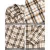 imageJVER Mens Flannel Plaid Shirts Long Sleeve Regular Fit Casual Button Down Checkered Buffalo Plaid Shirt for Fall WinterYellow White