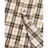 imageJVER Mens Flannel Plaid Shirts Long Sleeve Regular Fit Casual Button Down Checkered Buffalo Plaid Shirt for Fall WinterYellow White