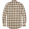 imageJVER Mens Flannel Plaid Shirts Long Sleeve Regular Fit Casual Button Down Checkered Buffalo Plaid Shirt for Fall WinterYellow White