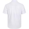 imageMens Linen Shirts Short Sleeve Button Down Shirt Casual Cuban Guayabera Lightweight Summer Beach Solid TopsWhite