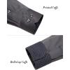 imageJVER Mens Casual Long Sleeve Stretch Dress Shirt WrinkleFree Regular Fit Button Down ShirtsGrey Grey