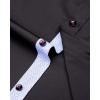 imageJVER Mens Casual Long Sleeve Stretch Dress Shirt WrinkleFree Regular Fit Button Down ShirtsGrey Grey