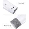 imageJVER Mens Casual Long Sleeve Stretch Dress Shirt WrinkleFree Regular Fit Button Down ShirtsWhite Black