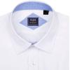 imageJVER Mens Casual Long Sleeve Stretch Dress Shirt WrinkleFree Regular Fit Button Down ShirtsWhite Blue